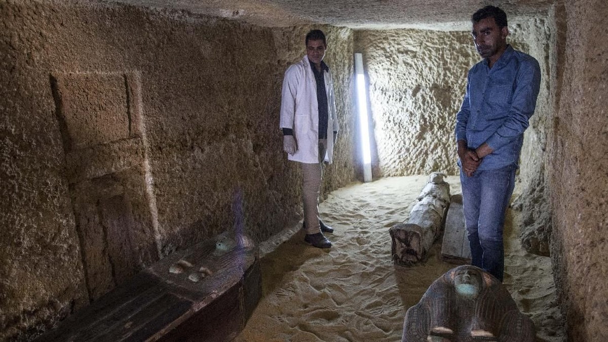 FOTO: Makam Kuno 45 Abad Ditemukan dekat Piramida Giza