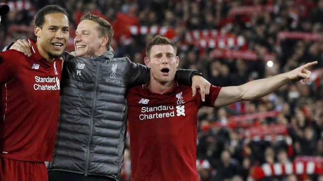 James Milner menangis usai Liverpool menyingkirkan Barcelona di semifinal Liga Champions dan Georginio Wijnaldum sempat marah pada manajer Juergen Klopp.