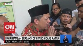 VIDEO: Fahri Hamzah Bersaksi di Sidang Hoaks Ratna