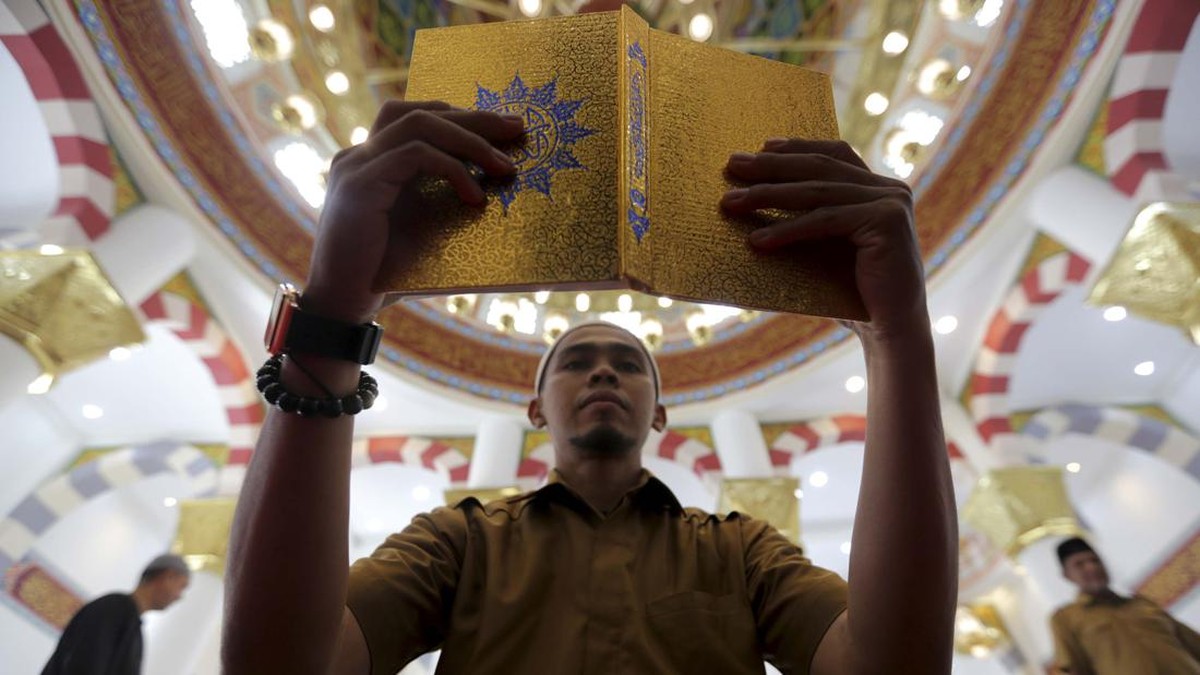 FOTO: Lantunan Ayat Suci Alquran di Bulan Ramadan