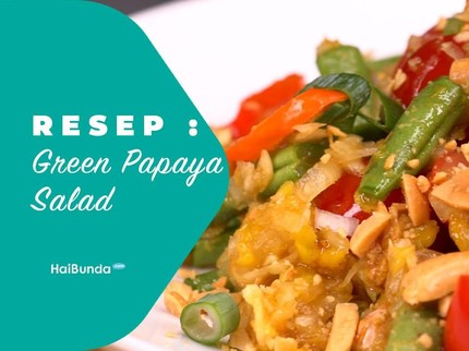 Resep Green Papaya Salad