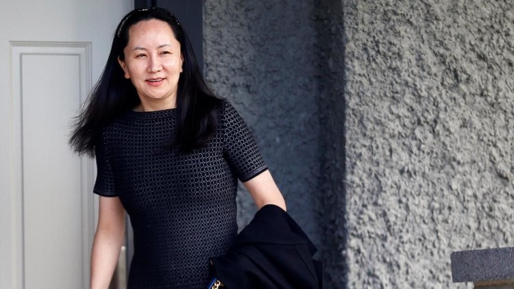Huawei's Financial Chief Meng Wanzhou leaves her family home in Vancouver, British Columbia, Canada, May 8, 2019. REUTERS/Lindsey Wasson      TPX IMAGES OF THE DAY