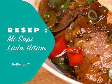 Resep Mi Sapi Lada Hitam