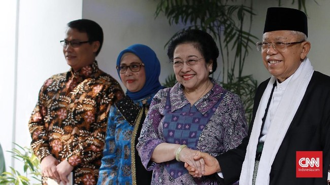 Ketua PDIP Megawati Soekarnoputri dan Ma'ruf Amin menyatakan langkah konkret rekonsiliasi dengan kubu Prabowo akan dilakukan setelah penetepan pemenang Pilpres.
