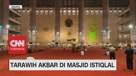 VIDEO: Pemprov DKI Gelar Tarawih Akbar di Masjid Istiqlal