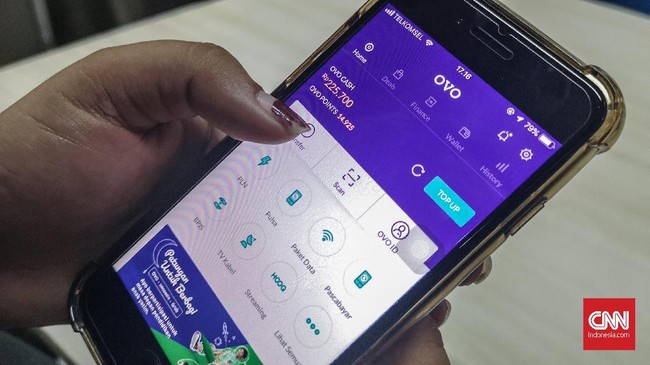 Isi ulang saldo OVO akan dikenakan biaya Rp1.000 per transaksi mulai 2 Maret 2020.