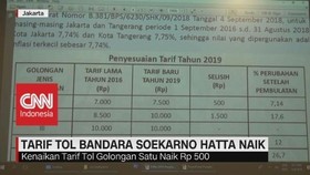 VIDEO: Tarif Tol Bandara Soekarno Hatta Naik