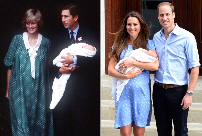kate middleton style and princess diana giving birth