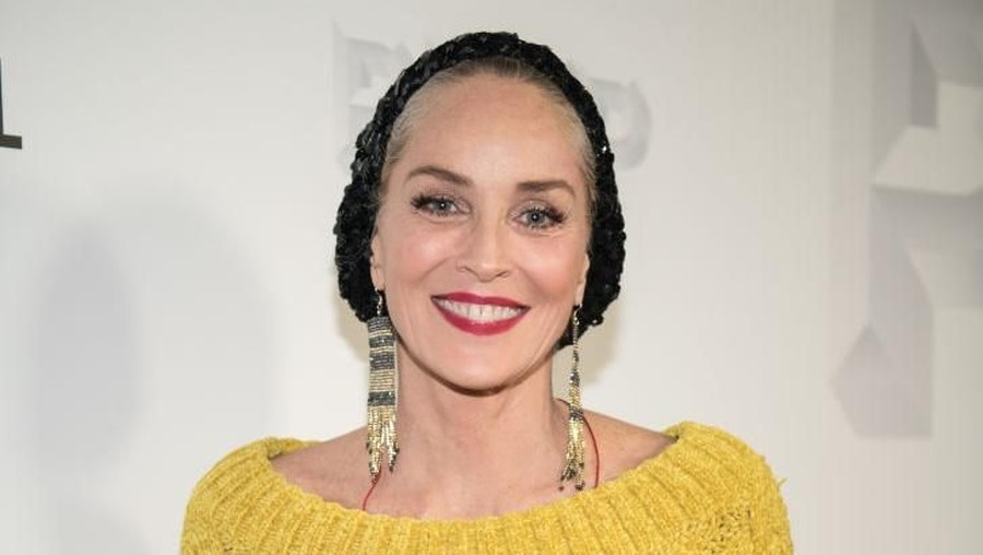 LOS ANGELES, CA - JANUARY 28:  Sharon Stone at Steven Tyler and Live Nation presents Inaugural Gala Benefitting Janie's Fund at Red Studios on January 28, 2018 in Los Angeles, California.  (Photo by Neilson Barnard/Getty Images)