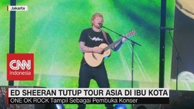 VIDEO: Ed Sheeran Tutup Tour Asia di Ibu Kota