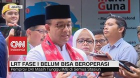 VIDEO: LRT Jakarta Fase I Belum Bisa Beroperasi