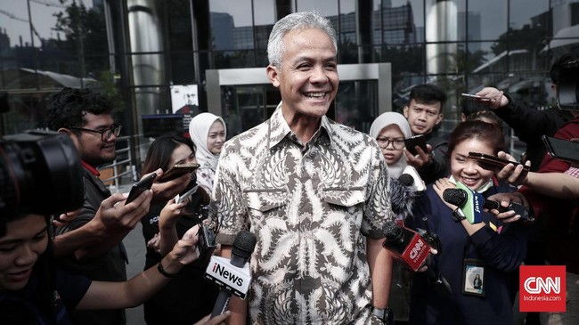 Komisi Pemberantasan Korupsi memeriksa Ganjar Pranowo sebagai saksi untuk tersangka Markus Nari dalam dugaan suap proyek e-KTP.