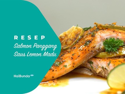Resep Salmon Panggang Saus Lemon