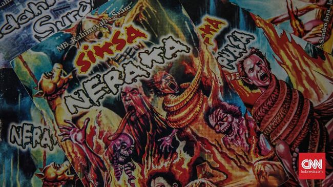 Bagi sebagian masyarakat Indonesia, masa kecil mereka pernah ditemani komik-komik bergambar sadis yang mengisahkan siksa neraka.