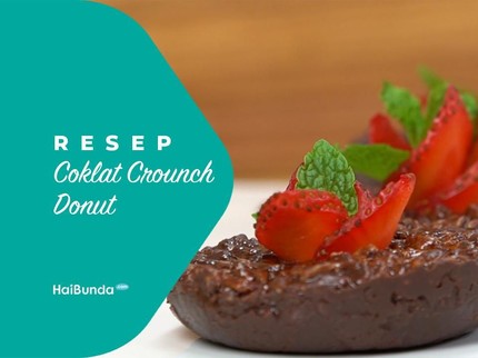 Resep Cokelat Crunch Donat