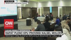 VIDEO: Rapat Pleno KPU Provinsi Kalsel Molor