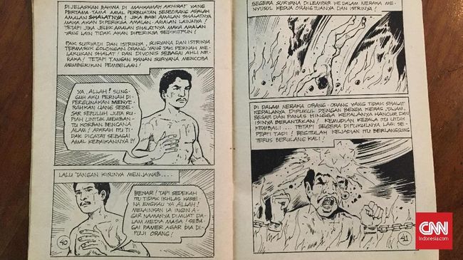 Kemunculan komik siksa neraka semula bertujuan dakwah Islam, namun godaan bisnis mengubah komik ini menjadi 'jualan' neraka.
