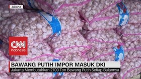 VIDEO: Bawang Putih Impor Masuk DKI