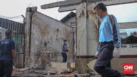 Polisi Olah TKP Kerusuhan Rutan Siak