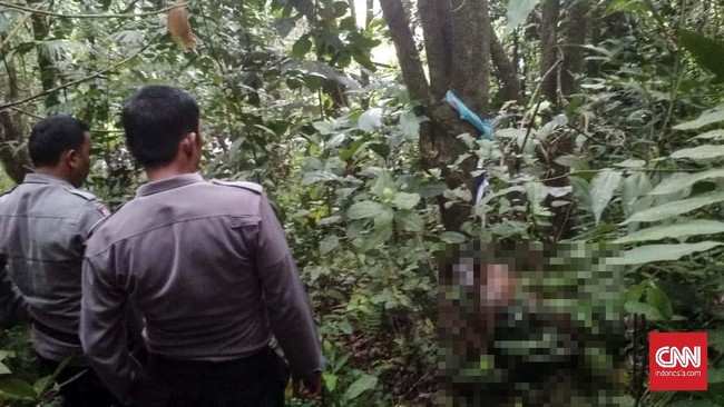 Ketua KPPS di Tapanuli Utara ditemukan tewas dalam keadaan tengkurap miring dengan leher terikat baju dan simpul tali mengait ke pohon. Dia sempat hilang 5 hari