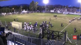 VIDEO: Detik-detik Kerusuhan di Liga Amatir Argentina