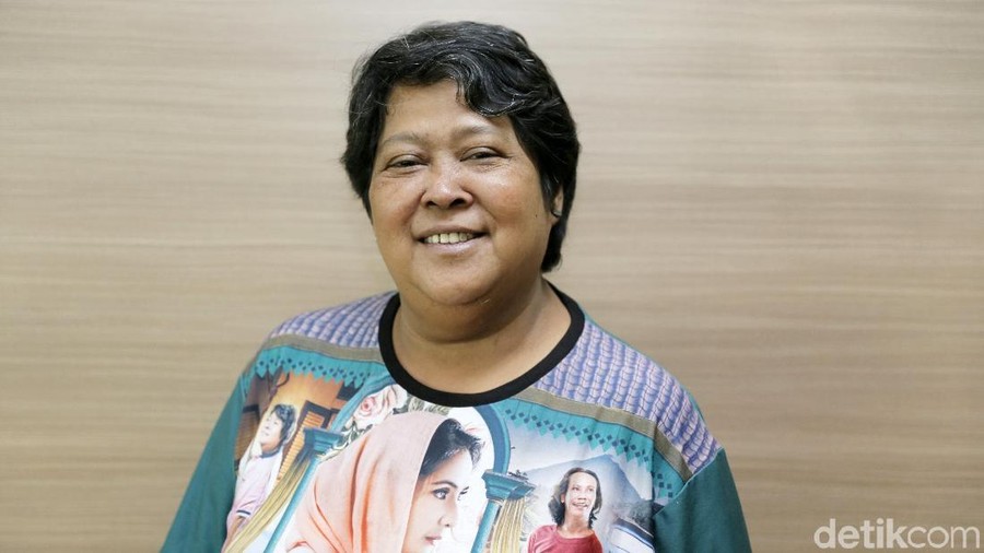 Suti Karno saat berkunjung ke kantor detikcom.