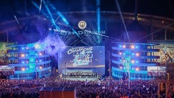 Selebrasi Manchester City Saat Raih Gelar Juara Liga Inggris