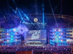 Selebrasi Manchester City Saat Raih Gelar Juara Liga Inggris