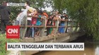 VIDEO: Bocah 2,5 Tahun Tenggelam & Terbawa Arus di Tangerang