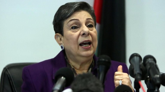 Hanan Ashrawi, salah seorang tangan kanan Presiden Palestina, Mahmoud Abbas, dilaporkan ditolak masuk ke Amerika Serikat, Senin (13/5). 