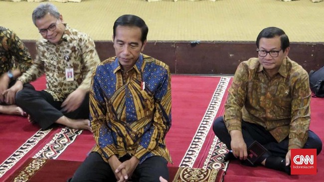 Jokowi mengimbau jika ada kecurangan di Pemilu 2019 bisa dilaporkan ke Bawaslu atau ke Mahkamah Konstitusi jika ada sengketa.