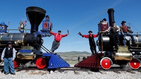FOTO: Merayakan 'Keabadian' Transcontinental Railroad