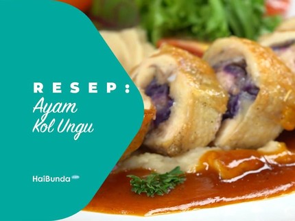 Resep Ayam Isi Kol Ungu