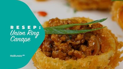 Resep Onion Ring Canape