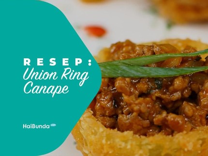 Resep Onion Ring Canape