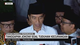 VIDEO: Tanggapan Jokowi Soal Tuduhan Kecurangan