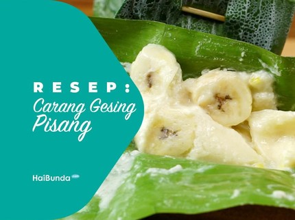 Resep Carang Gesing Pisang