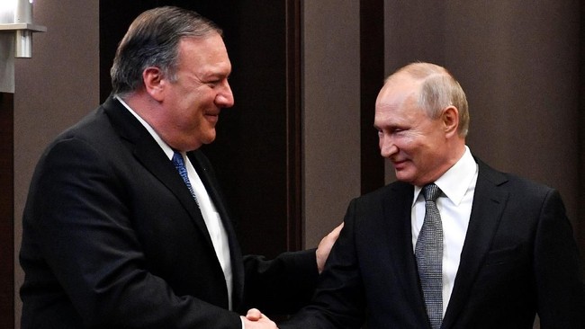 Menteri Luar Negeri Amerika Serikat, Mike Pompeo, memperingatkan agar Rusia tidak mengintervensi pemilihan umum pada 2020 mendatang.
