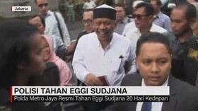 VIDEO: Polisi Tahan Eggi Sudjana 20 Hari Ke Depan