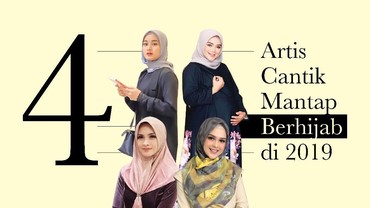 Infografis: 4 Artis Cantik Mantap Berhijab 2019