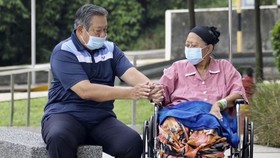 Absen Salat Id dan Sisa Kedukaan SBY Ditinggal Belahan Jiwa