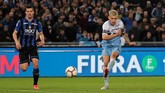 FOTO: Pesta Lazio di Stadion Olimpico Lazio berhasil merengkuh gelar Coppa Italia setelah mengalahkan Atalanta 2-0 berkat gol Sergej Milinkovic-Savic dan Joaquin Correa di Stadion Olimpico, Roma.