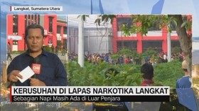 VIDEO: Kerusuhan di Lapas Narkotika Langkat