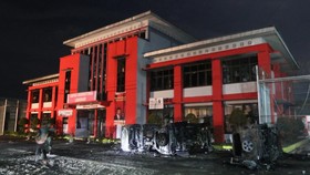 FOTO: Kerusuhan di Lapas Langkat