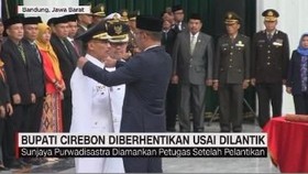 VIDEO: Bupati Cirebon Langsung Diberhentikan Usai Dilantik
