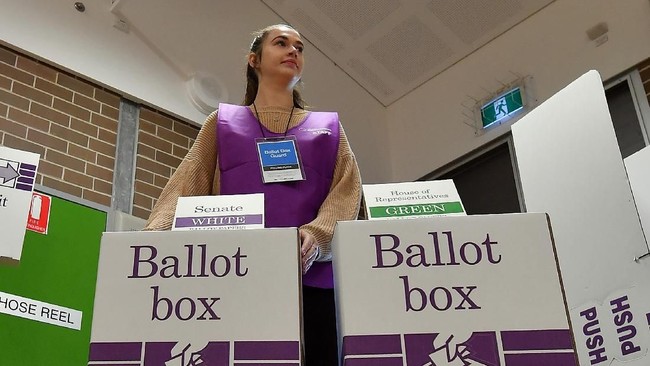 Australia Gelar Pemilu Hari Ini, Akankah Partai Buruh Berkuasa Lagi? Australia menggelar pemilihan umum (Pemilu) pada hari ini, Sabtu (3/5). Bagaimana proyeksi hasilnya?