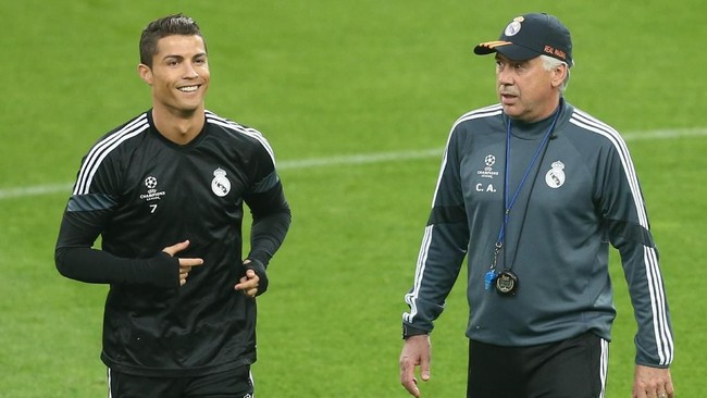 Cristiano Ronaldo diklaim sejumlah meminta petinggi Juventus untuk mendatangkan Carlo Ancelotti sebagai pelatih menggantikan Massimiliano Allegri.