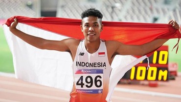 Pecahkan Rekornas, Lalu Zohri Lolos ke Olimpiade 2020