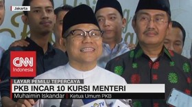 VIDEO: PKB Incar 10 Kursi Menteri di Kabinet Jokowi