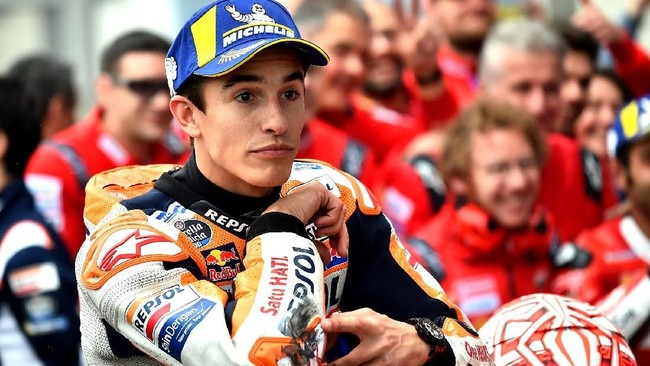 Marc Marquez tidak percaya pebalap Ducati Danilo Petrucci bakal membantu rekan setimnya, Andrea Dovizioso, untuk menyabet juara dunia MotoGP 2019.